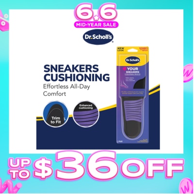 DR SCHOLL’S - Dr Scholl's Stylish Step Casual Sneaker Insoles (Pair) 1s