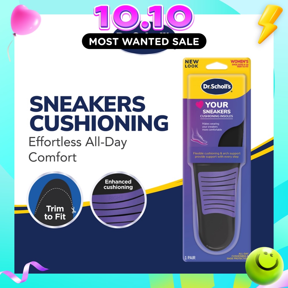 Dr Scholl's Stylish Step Casual Sneaker Insoles (Pair) 1s image