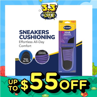 DR SCHOLL’S Dr Scholl's Stylish Step Casual Sneaker Insoles (Pair) 1s