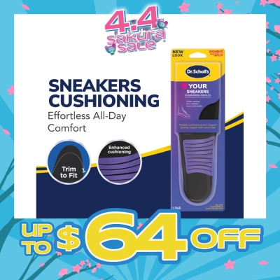 DR SCHOLL’S - Dr Scholl's Stylish Step Casual Sneaker Insoles (Pair) 1s