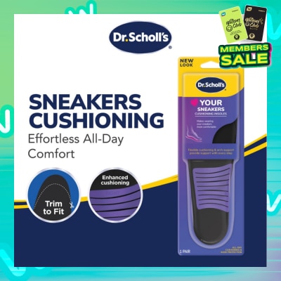 DR SCHOLL’S Dr Scholl's Stylish Step Casual Sneaker Insoles (Pair) 1s
