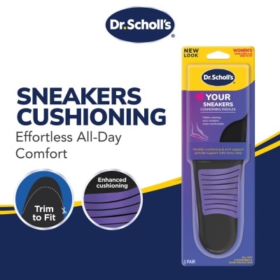 DR SCHOLL’S Dr Scholl's Stylish Step Casual Sneaker Insoles (Pair) 1s