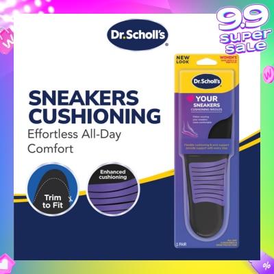 DR SCHOLL’S Dr Scholl's Stylish Step Casual Sneaker Insoles (Pair) 1s