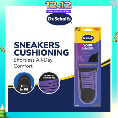 DR SCHOLL’S Dr Scholl's Stylish Step Casual Sneaker Insoles (Pair) 1s