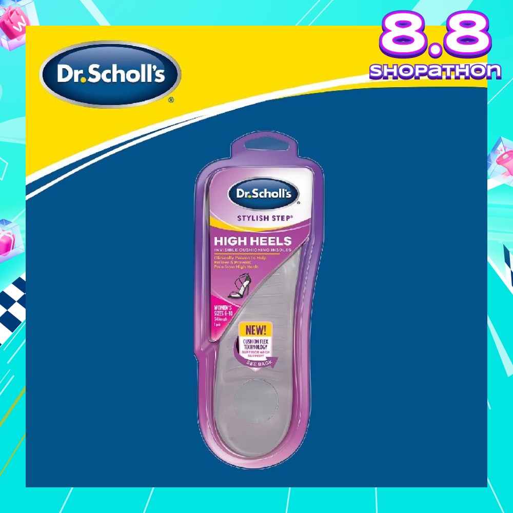 Dr Scholl's Stylish Step Heel Invisible Cushioning Insoles (Pair) 1s