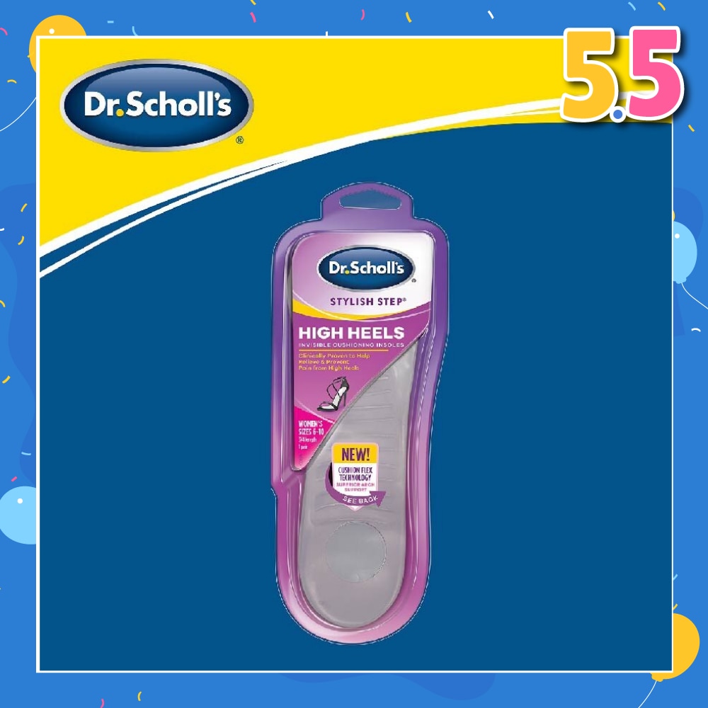 Dr Scholl's Stylish Step Heel Invisible Cushioning Insoles (Pair) 1s