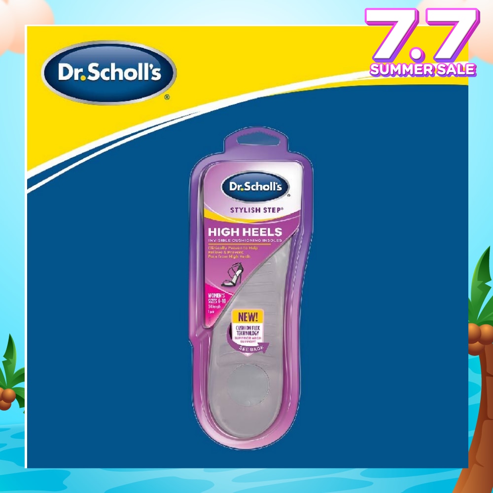Dr Scholl's Stylish Step Heel Invisible Cushioning Insoles (Pair) 1s