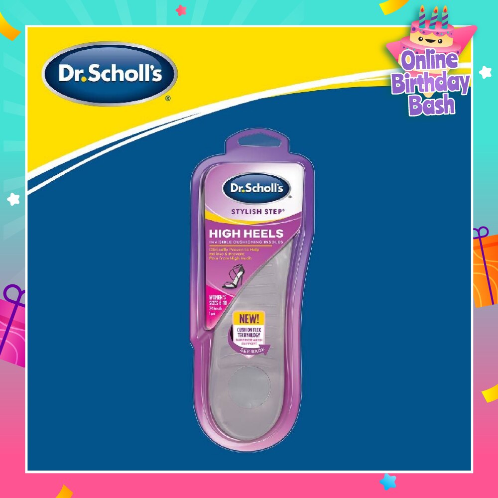 Dr Scholl's Stylish Step Heel Invisible Cushioning Insoles (Pair) 1s