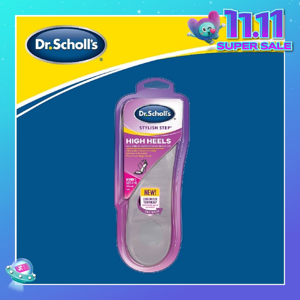 Dr Scholl's Stylish Step Heel Invisible Cushioning Insoles (Pair) 1s