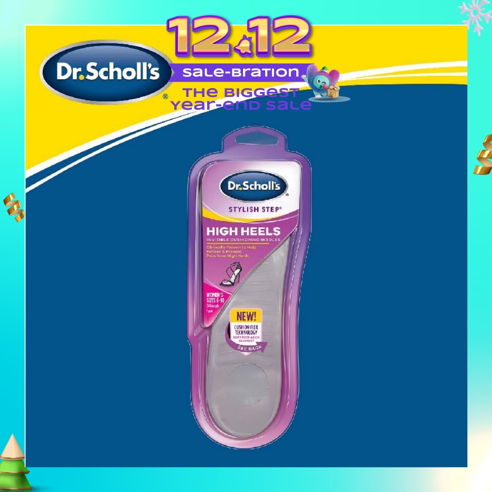 Dr Scholl's Stylish Step Heel Invisible Cushioning Insoles (Pair) 1s