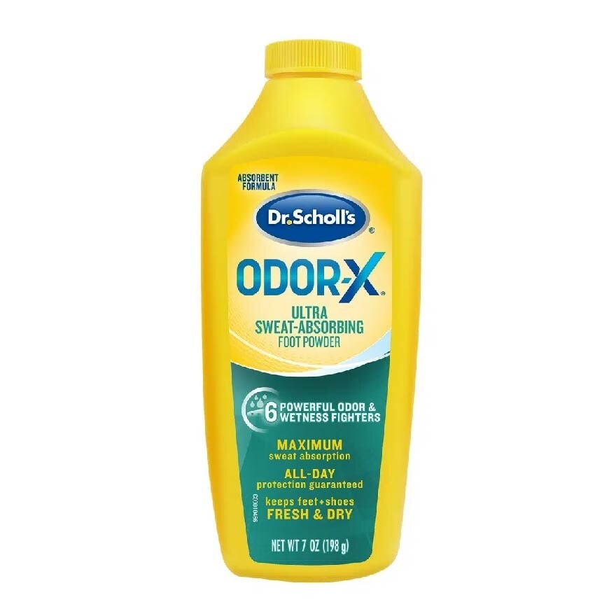 Odorx Ultra Sweat Absorbing Foot Powder (Suitable For Sweaty Feet) 7oz