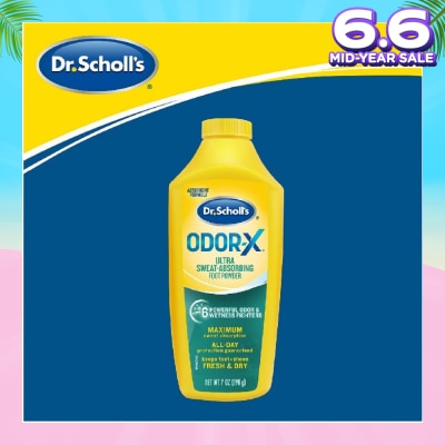 DR SCHOLL’S Dr Scholl's Odorx Ultra Sweat Absorbing Foot Powder (Suitable For Sweaty Feet) 7oz