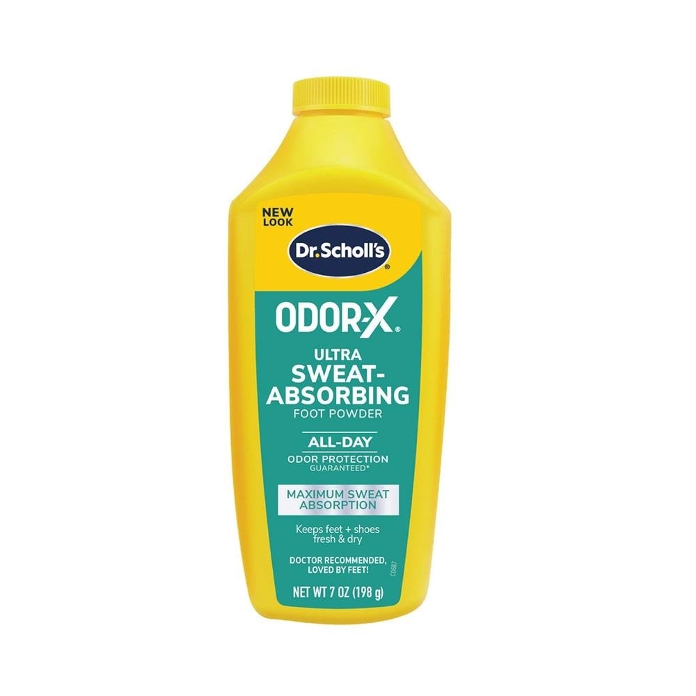 Dr Scholl's Odorx Ultra Sweat Absorbing Foot Powder (Suitable For Sweaty Feet) 7oz
