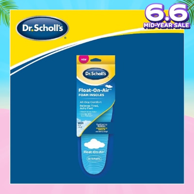 DR SCHOLL’S Dr Scholl's Comfort Float On Air Men. Air Foam Insoles To Provide All Day Comfort (Pair) 1s