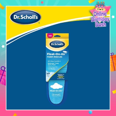 DR SCHOLL’S Dr Scholl's Comfort Float On Air Men. Air Foam Insoles To Provide All Day Comfort (Pair) 1s