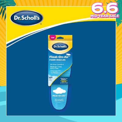 DR SCHOLL’S Dr Scholl's Comfort Float On Air Men. Air Foam Insoles To Provide All Day Comfort (Pair) 1s