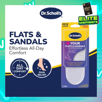 DR SCHOLL’S Dr Scholl's Stylish Step Discreet Insoles For Flats (Pair) 1s