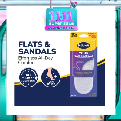 DR SCHOLL’S Dr Scholl's Stylish Step Discreet Insoles For Flats (Pair) 1s image