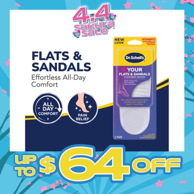 DR SCHOLL’S - Dr Scholl's Stylish Step Discreet Insoles For Flats (Pair) 1s