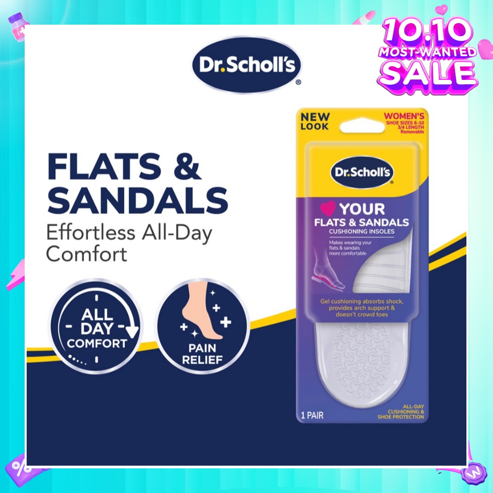 Dr Scholl's Stylish Step Discreet Insoles For Flats (Pair) 1s