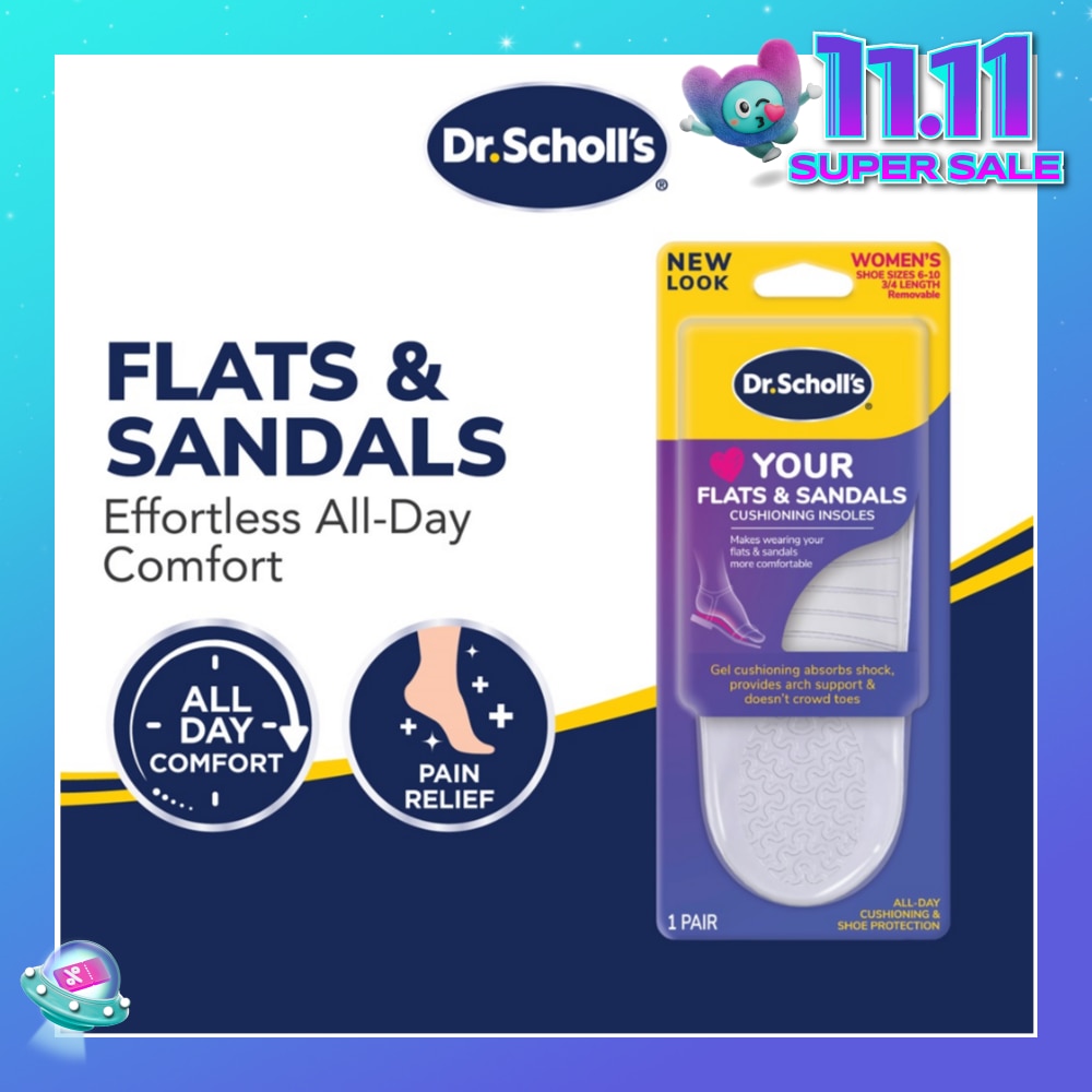 Dr Scholl's Stylish Step Discreet Insoles For Flats (Pair) 1s