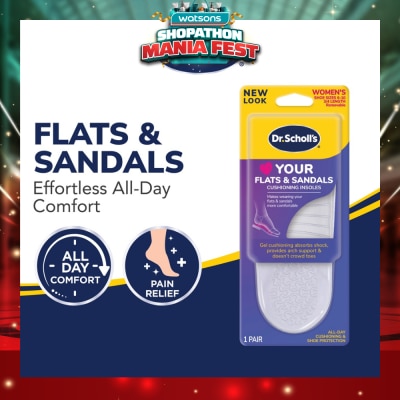 DR SCHOLL’S - Dr Scholl's Stylish Step Discreet Insoles For Flats (Pair) 1s