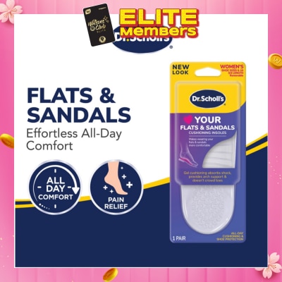DR SCHOLL’S Dr Scholl's Stylish Step Discreet Insoles For Flats (Pair) 1s