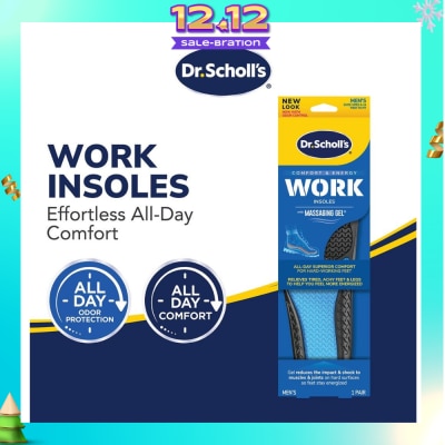 DR SCHOLL’S Dr Scholl's Comfort & Energy Work Men (Pair) 1s