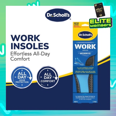 DR SCHOLL’S Dr Scholl's Comfort & Energy Work Men (Pair) 1s