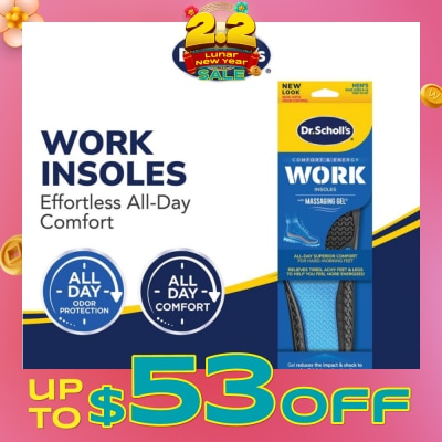 DR SCHOLL’S Dr Scholl's Comfort & Energy Work Men (Pair) 1s