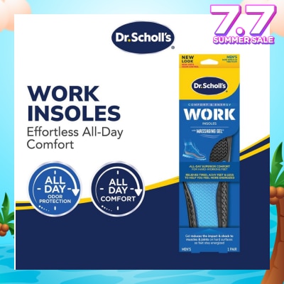 DR SCHOLL’S Dr Scholl's Comfort & Energy Work Men (Pair) 1s