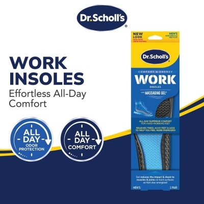 DR SCHOLL’S Dr Scholl's Comfort & Energy Work Men (Pair) 1s