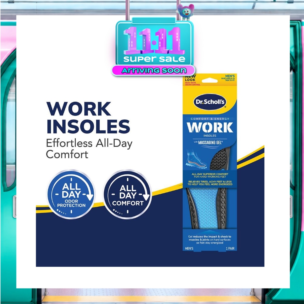 Dr Scholl's Comfort & Energy Work Men (Pair) 1s image