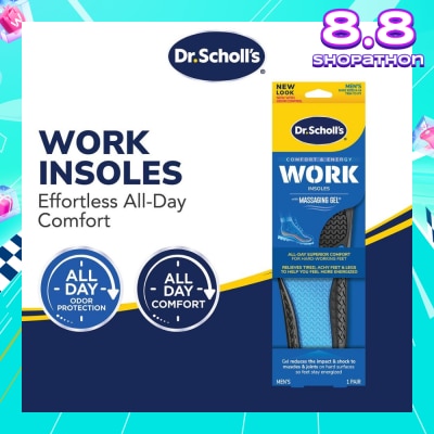 DR SCHOLL’S Dr Scholl's Comfort & Energy Work Men (Pair) 1s