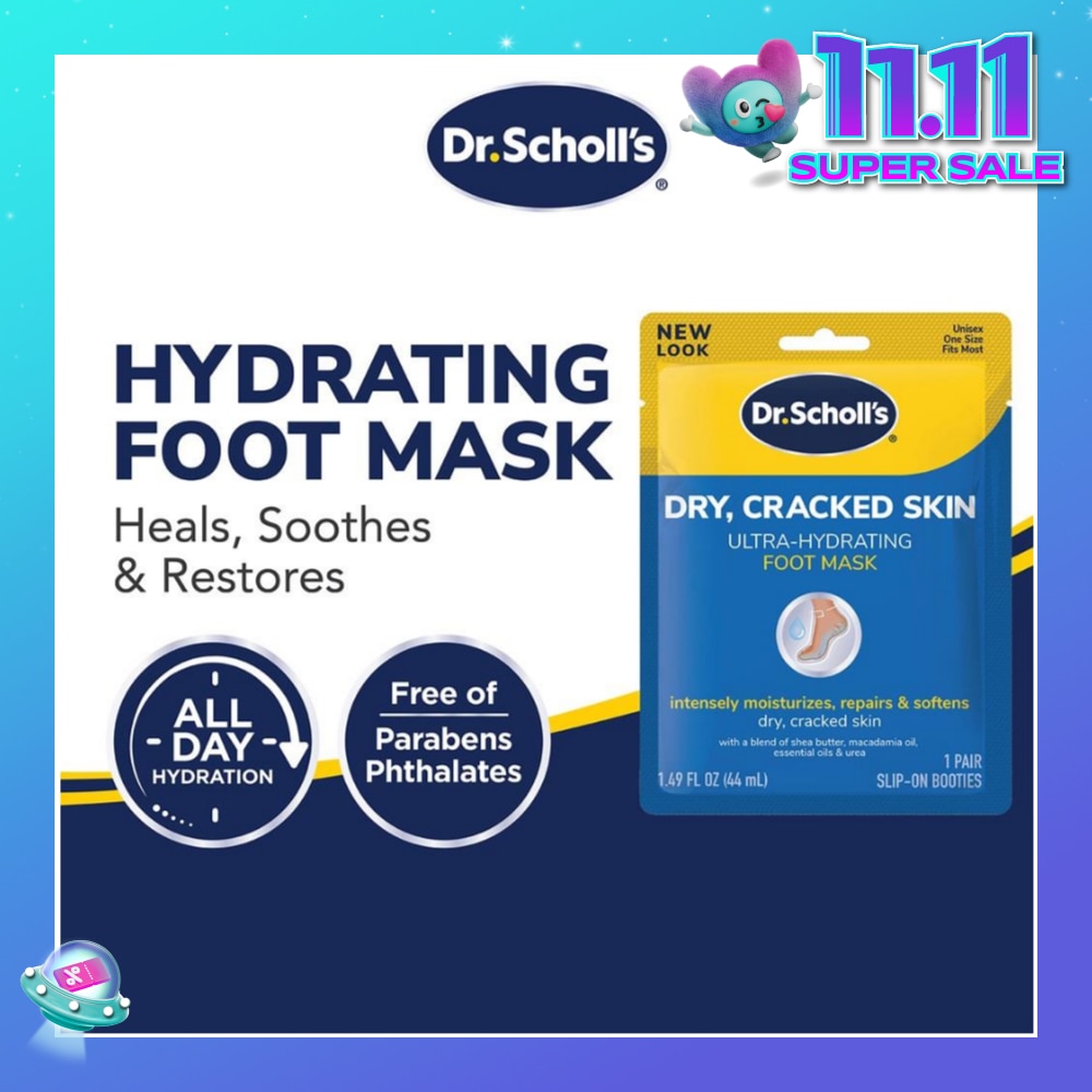 Dr Scholl's Ultra Hydrating Foot Mask Pair 1s