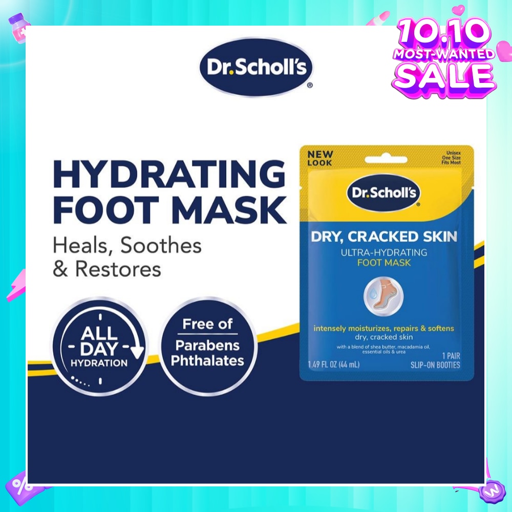 Dr Scholl's Ultra Hydrating Foot Mask Pair 1s