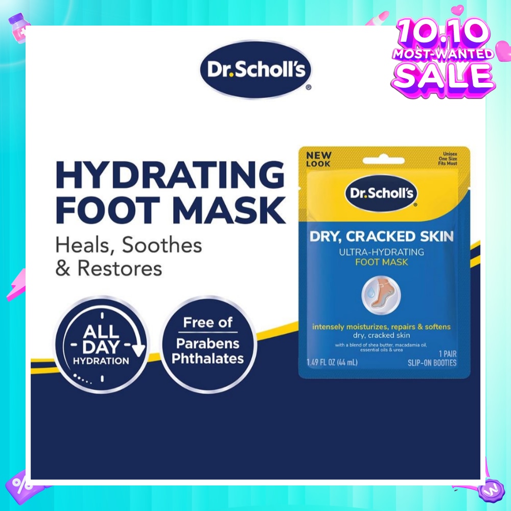 Dr Scholl's Ultra Hydrating Foot Mask Pair 1s