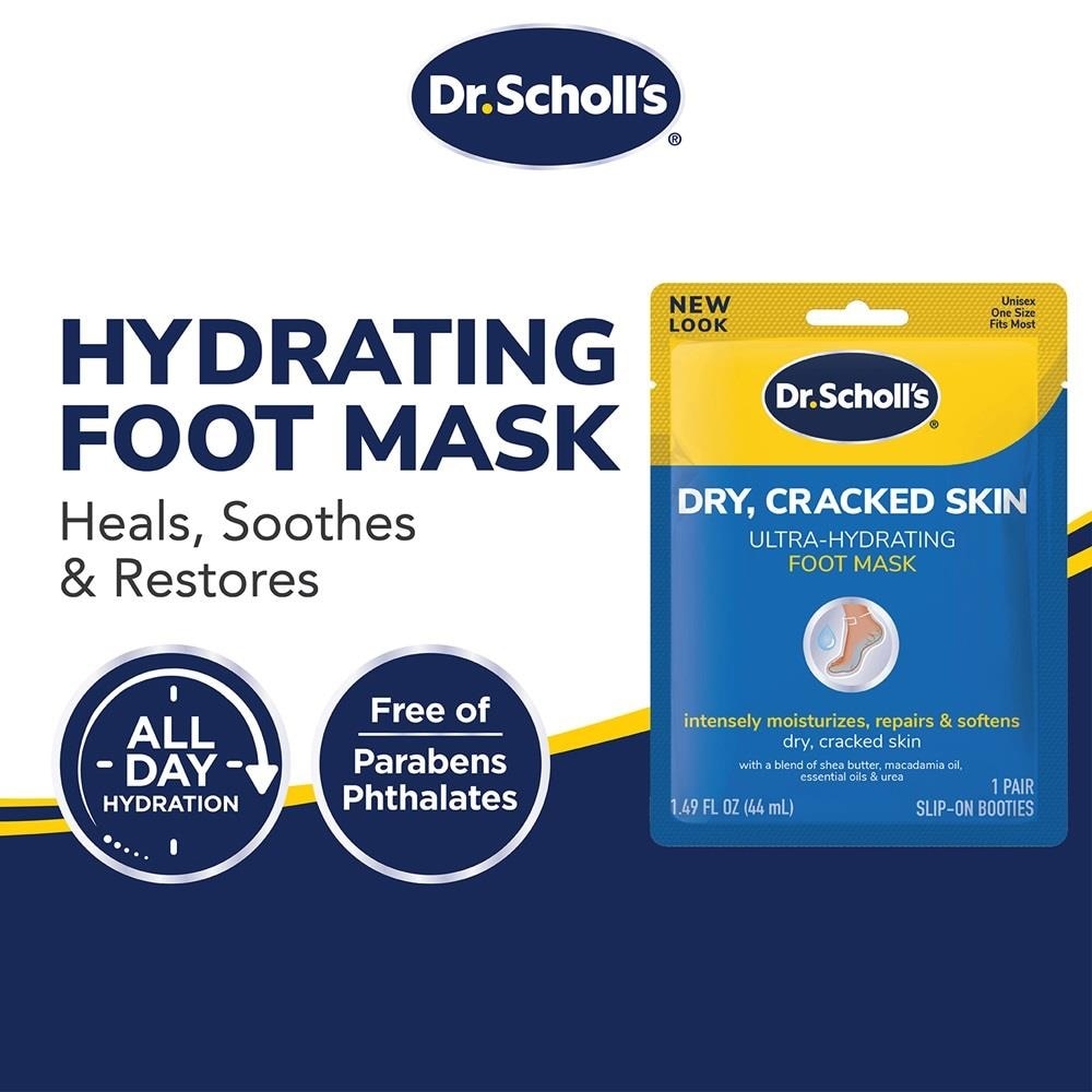 Dr Scholl's Ultra Hydrating Foot Mask Pair 1s