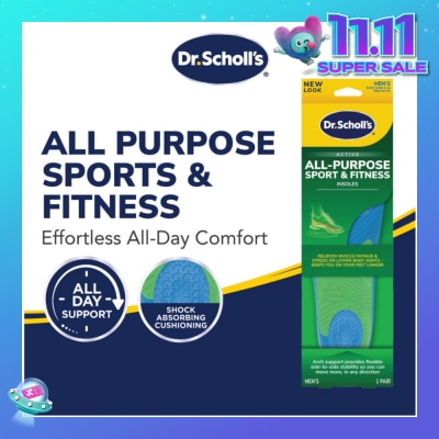 DR SCHOLL’S Dr Scholl's Athletic Series Sport Men (Pair) 1s