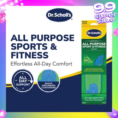 DR SCHOLL’S Dr Scholl's Athletic Series Sport Men (Pair) 1s