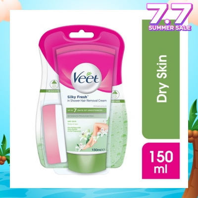 VEET In-shower Hair Removal Cream Dry Skin 150g