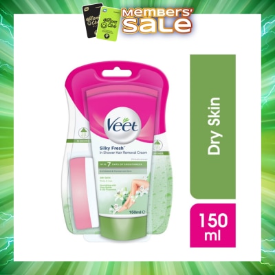 VEET - In-shower Hair Removal Cream Dry Skin 150g (Expiry: May`2026)