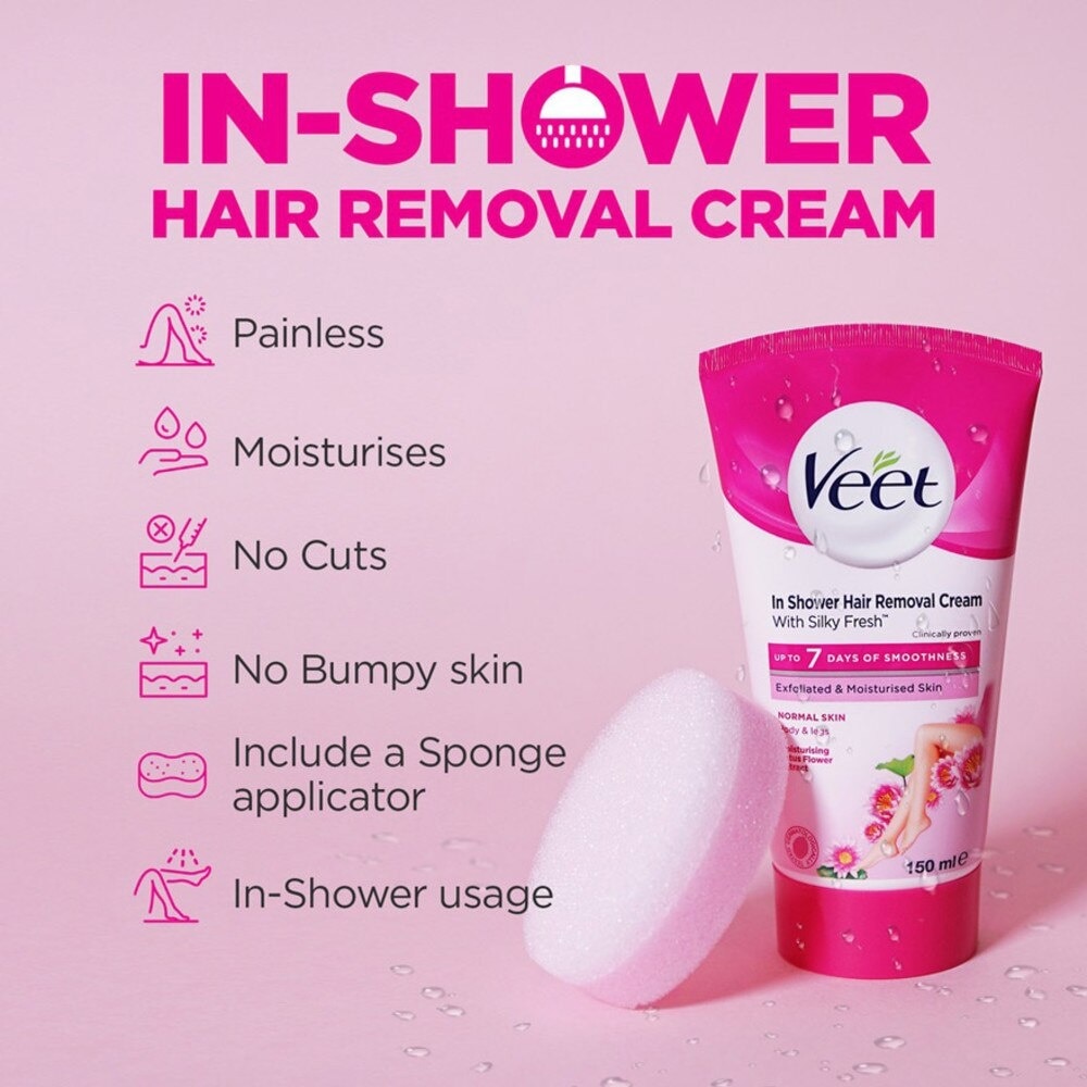 In-shower Hair Removal Cream Normal Skin 150g