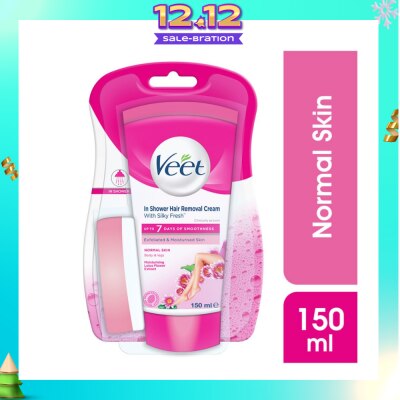 VEET In-shower Hair Removal Cream Normal Skin 150g (Expiry: Jul`2026)