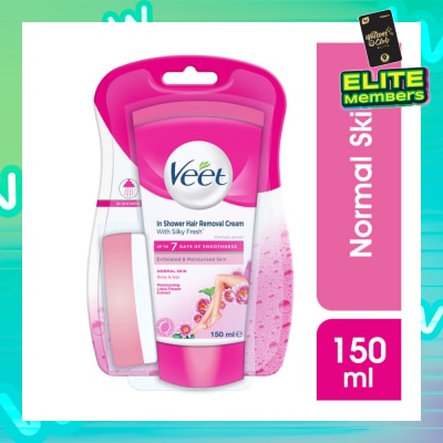 VEET In-shower Hair Removal Cream Normal Skin 150g