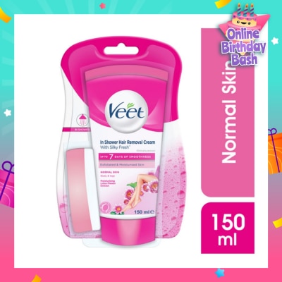 VEET In-shower Hair Removal Cream Normal Skin 150g