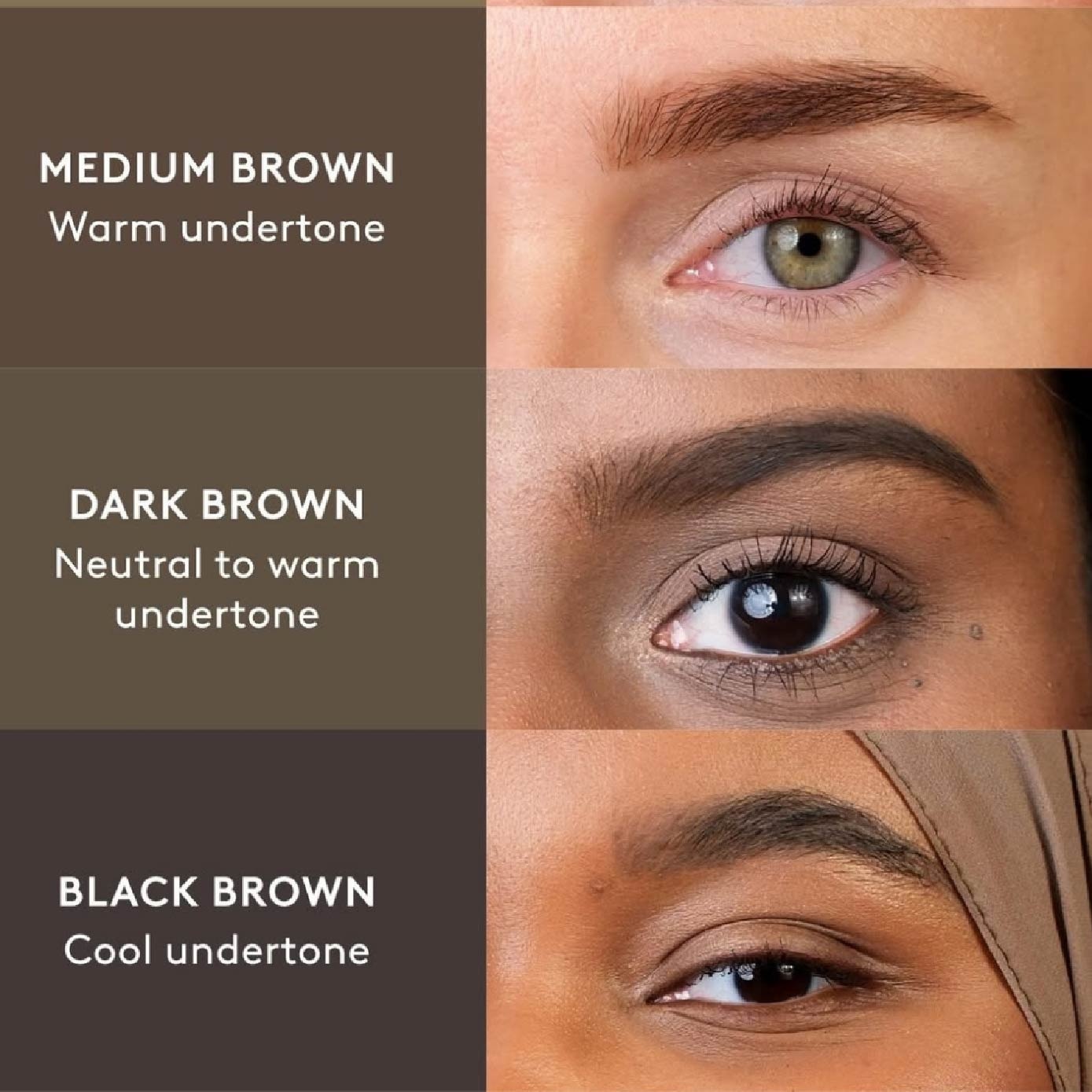 XBROW Full Focus 3-in-1 Brow Pencil Dark Brown 1s