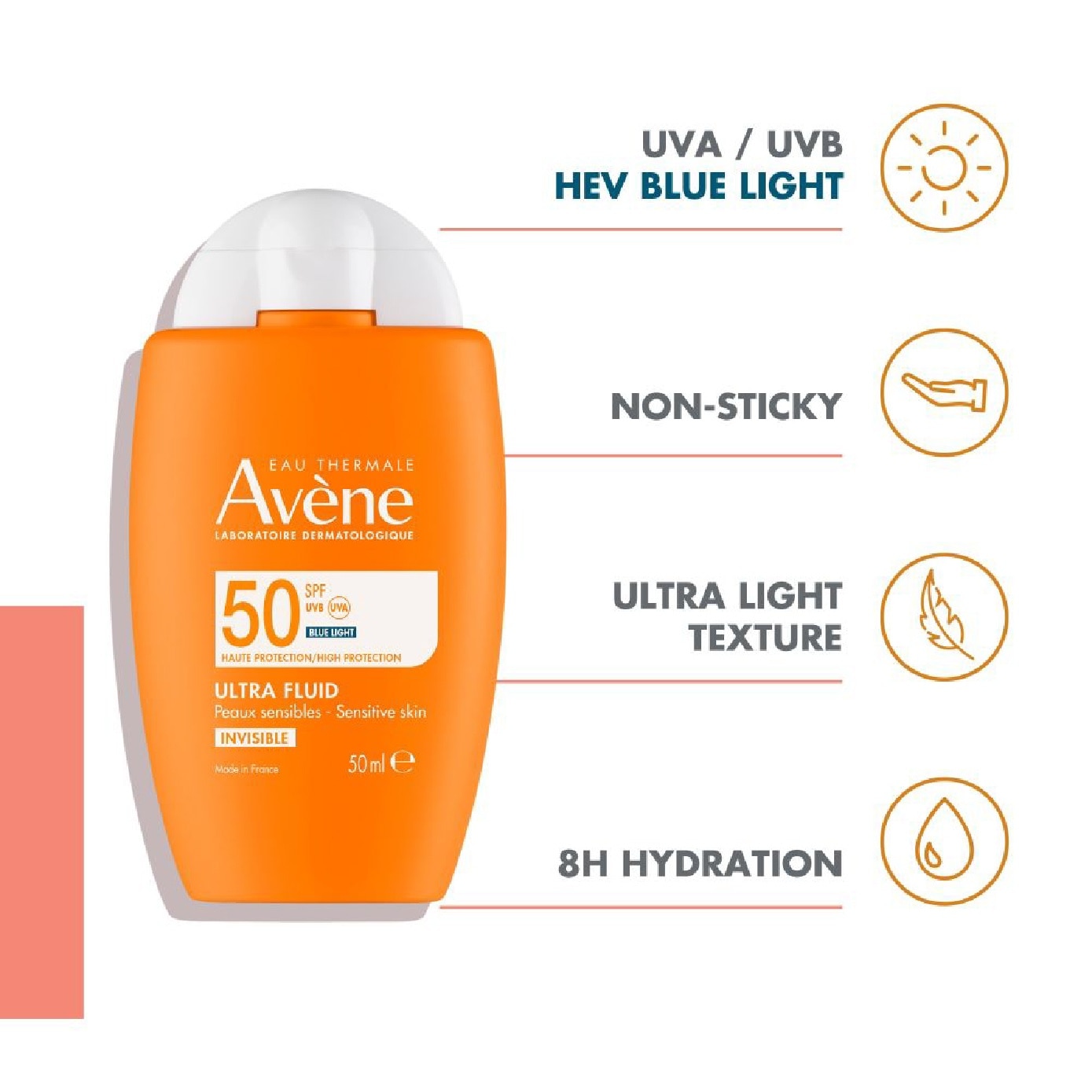 Ultra Fluid Invisible Sun Protection SPF50 Duo Packset consists 50ml x 2s with Free Vitamin Active CG Sample 2ml x 2s