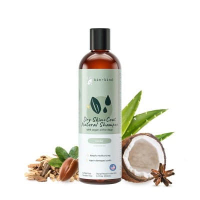 KIN + KIND - Dry Skin & Coat Natural Shampoo for Dog Cedar 354ml