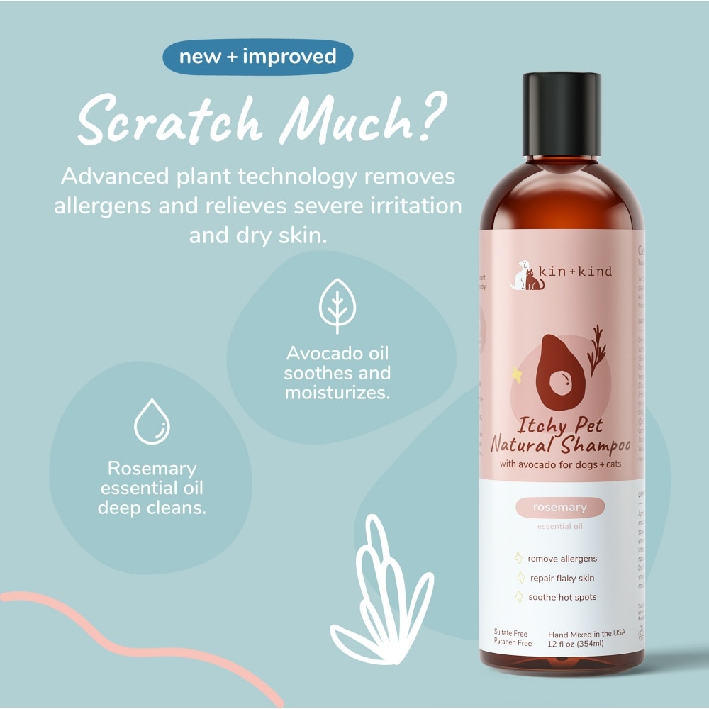 Rosemary Itchy Pet Natural Shampoo for Cat and Dog 354ml